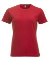 Dames T-shirt Clique New Classic-T Rood